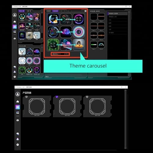 USB Power Round PC Monitor - USB C