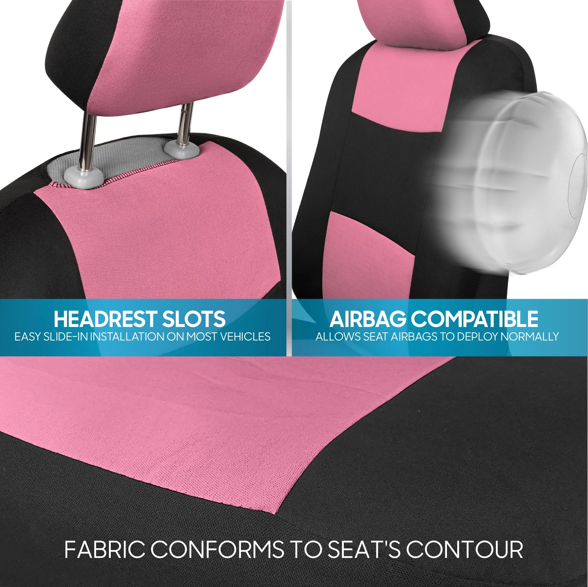 PolyPro Car Seat Covers - Solid Beige Universal Fit