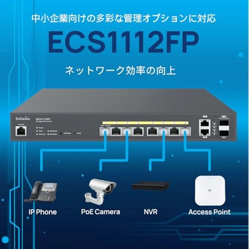 ECS1112FP 8-Ports