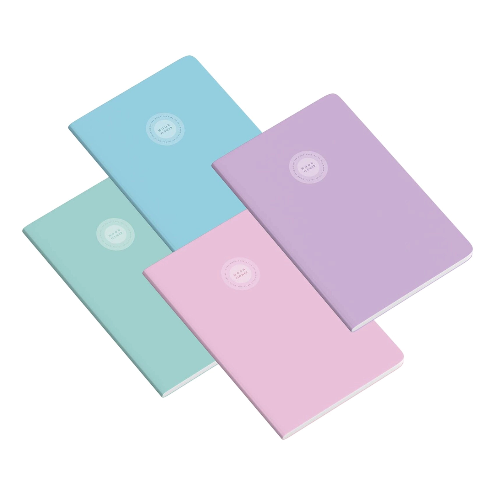 Moonflower Campus A4 Softcover - Lined 25 Sheets