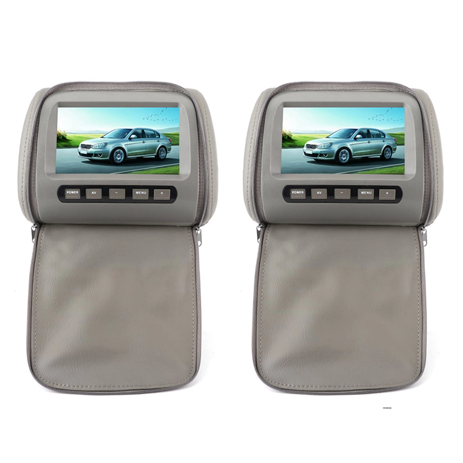 aqxreight Car Headrest Mount Monitor - 7 Inch