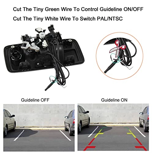 Tailgate Handle Backup Camera - Night vision RCA 720 x 576 Pixels