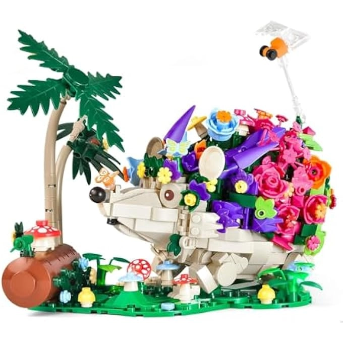 Generic Hedgehog Building Kit - Flower Covered