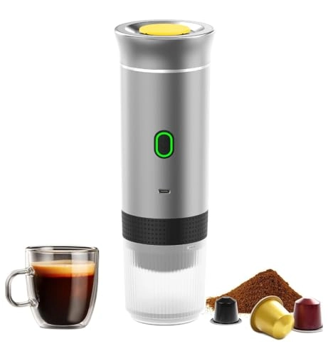 HELEE - 8500mAh 3-5 Min Self-heating Compatible with Ground Coffee & NS Capsule