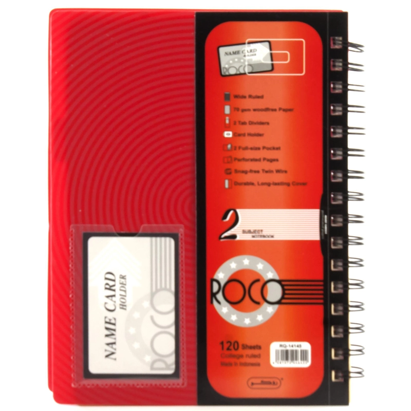 University Notebook Spiral - Grid 200 Sheets