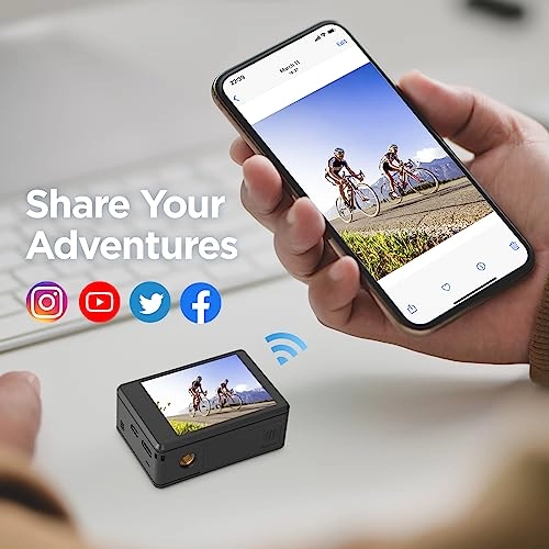 Dual Screen Sports Camera 4K30 32GB Bundle