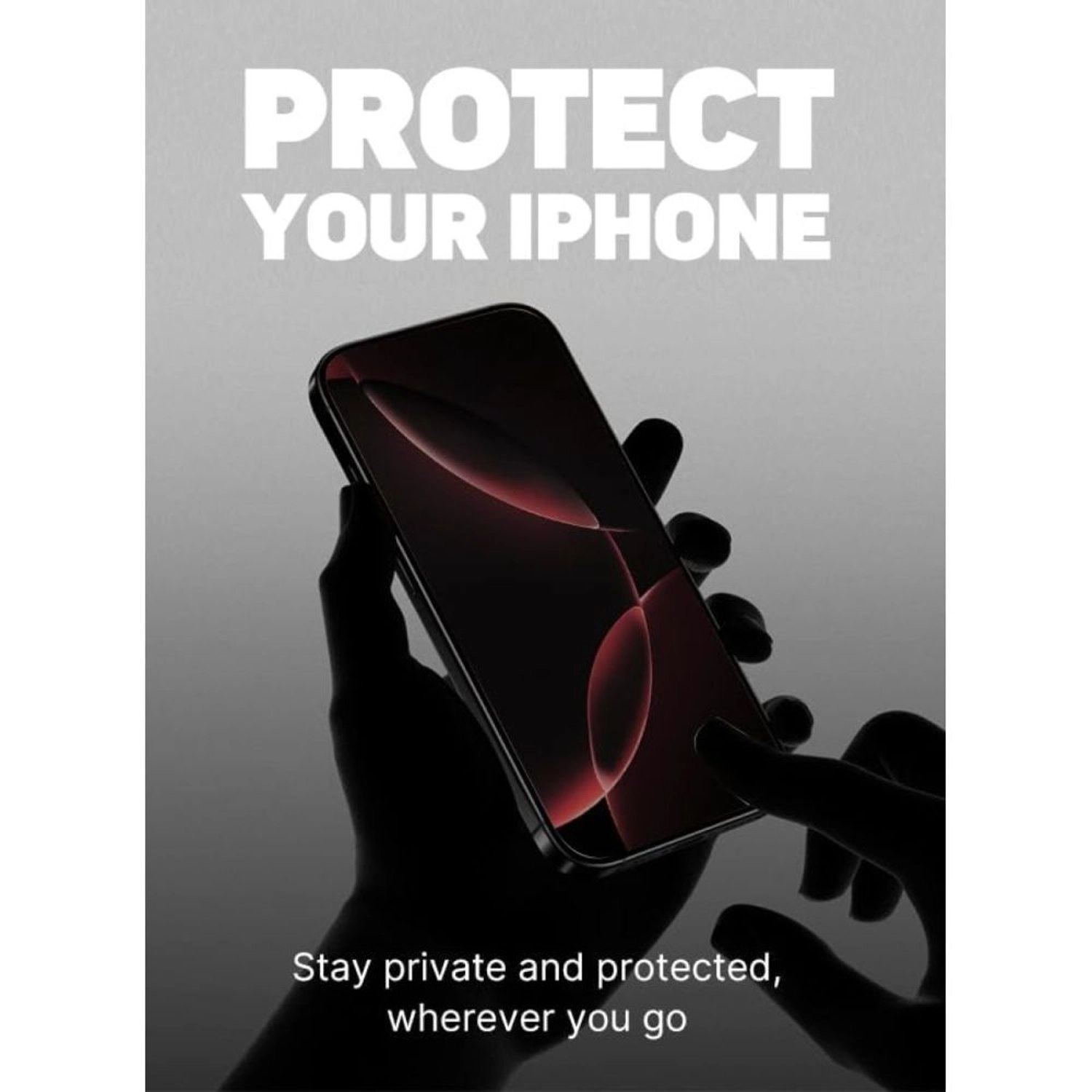 Privacy Screen Protector - iPhone 16 Pro Max Anti-Spy Tempered Glass