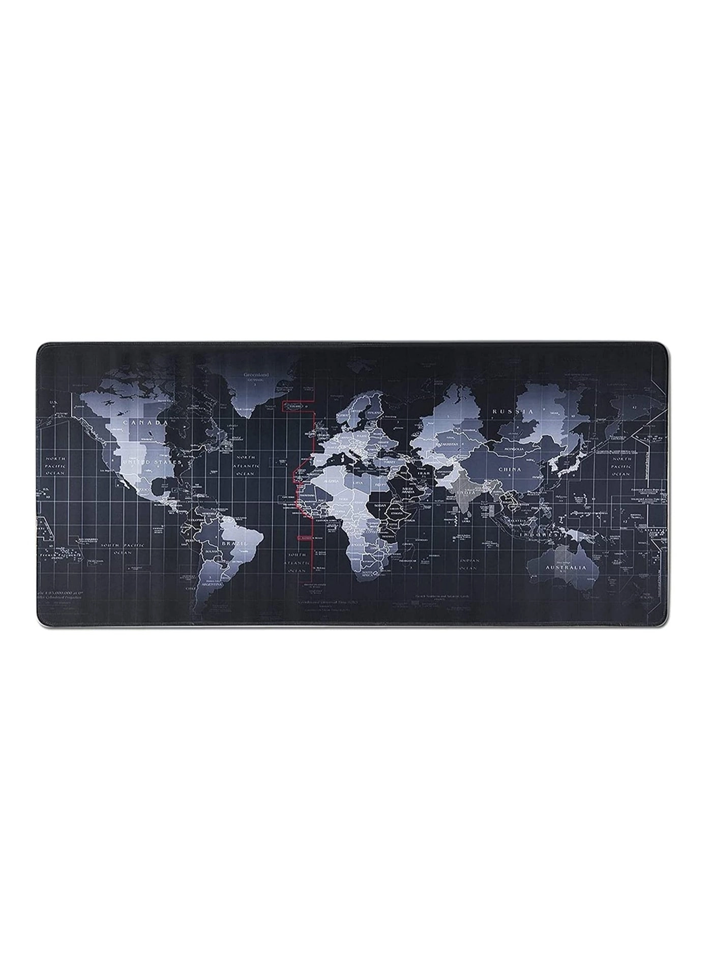 World Map Cloth Gaming Mouse Pad - 60x30 cm
