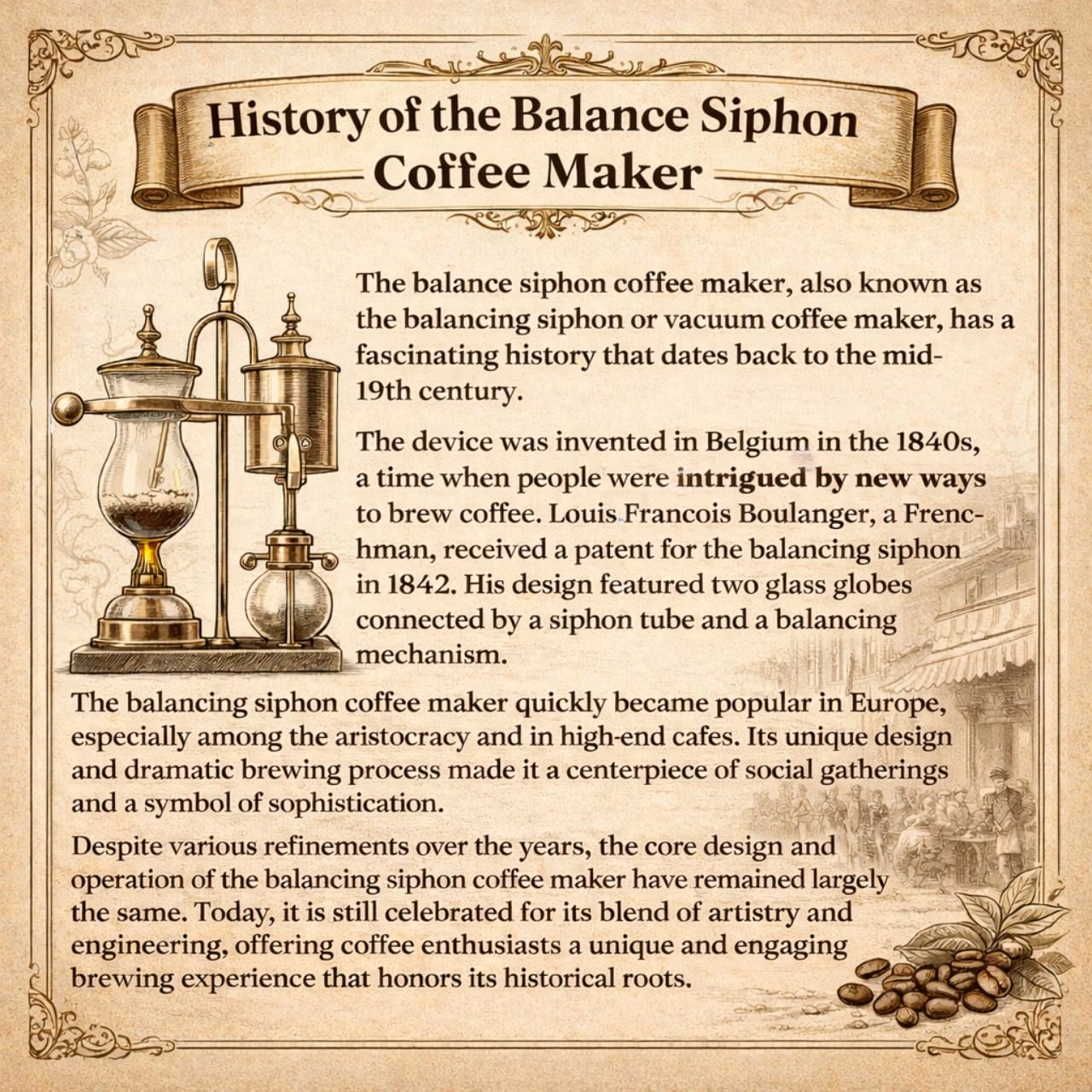Balance Syphon - 500 ml Vacuum