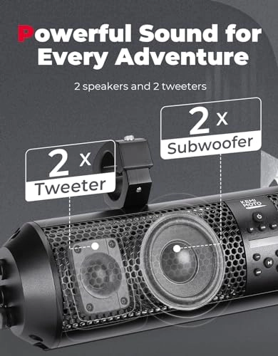 UTV Sound Bar - 18 Inch RGB Bluetooth