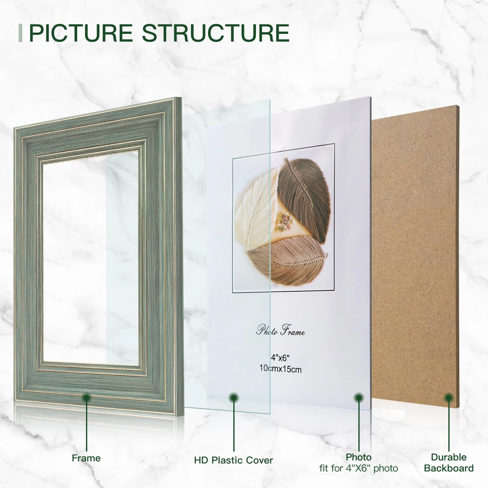 Picture Frame - 4x6 Pack