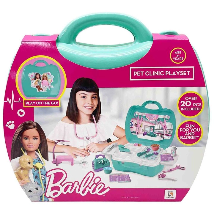 Barbie Pet Clinic Play Set - 20+ pcs (8904432226286)