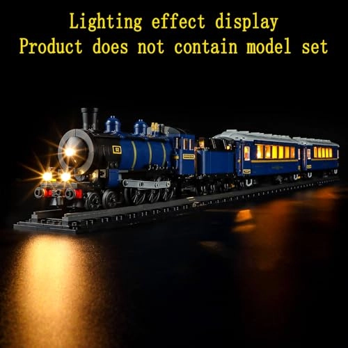 LED Light Kit Compatible with The Orient Express Train - Lighting Set for Ideas 21344 - Plastic 1 4.5-5V