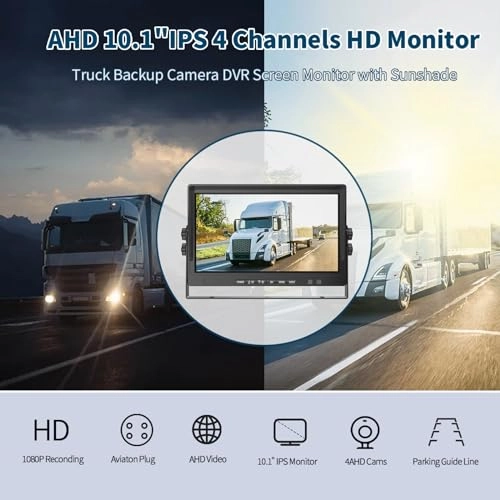 AHD Truck Camera System - Night Vision Wired 1080P