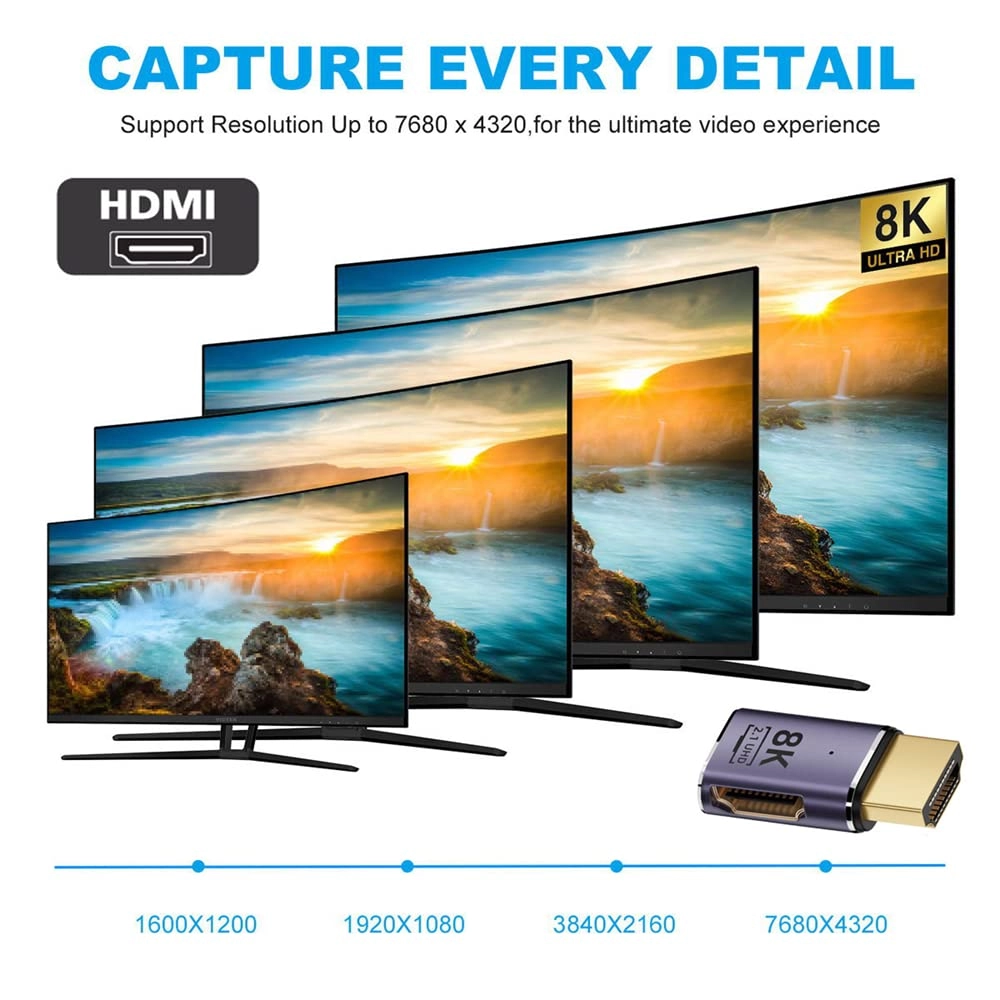 8K HDMI Adapter with Ethernet