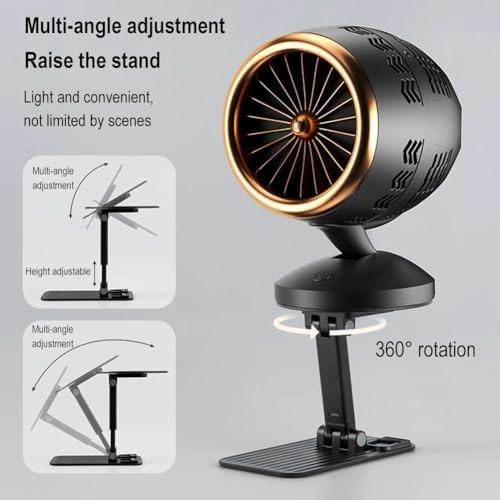 Mini Portable Range Hood - Height Angle Adjustment Low Noise