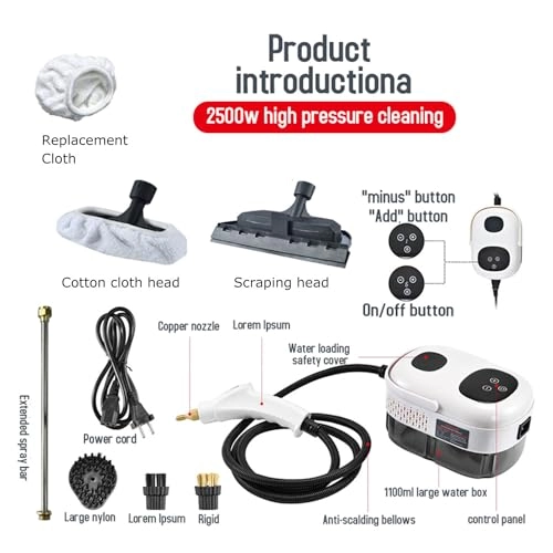 Portable Handheld Steam Cleaner - 3BAR