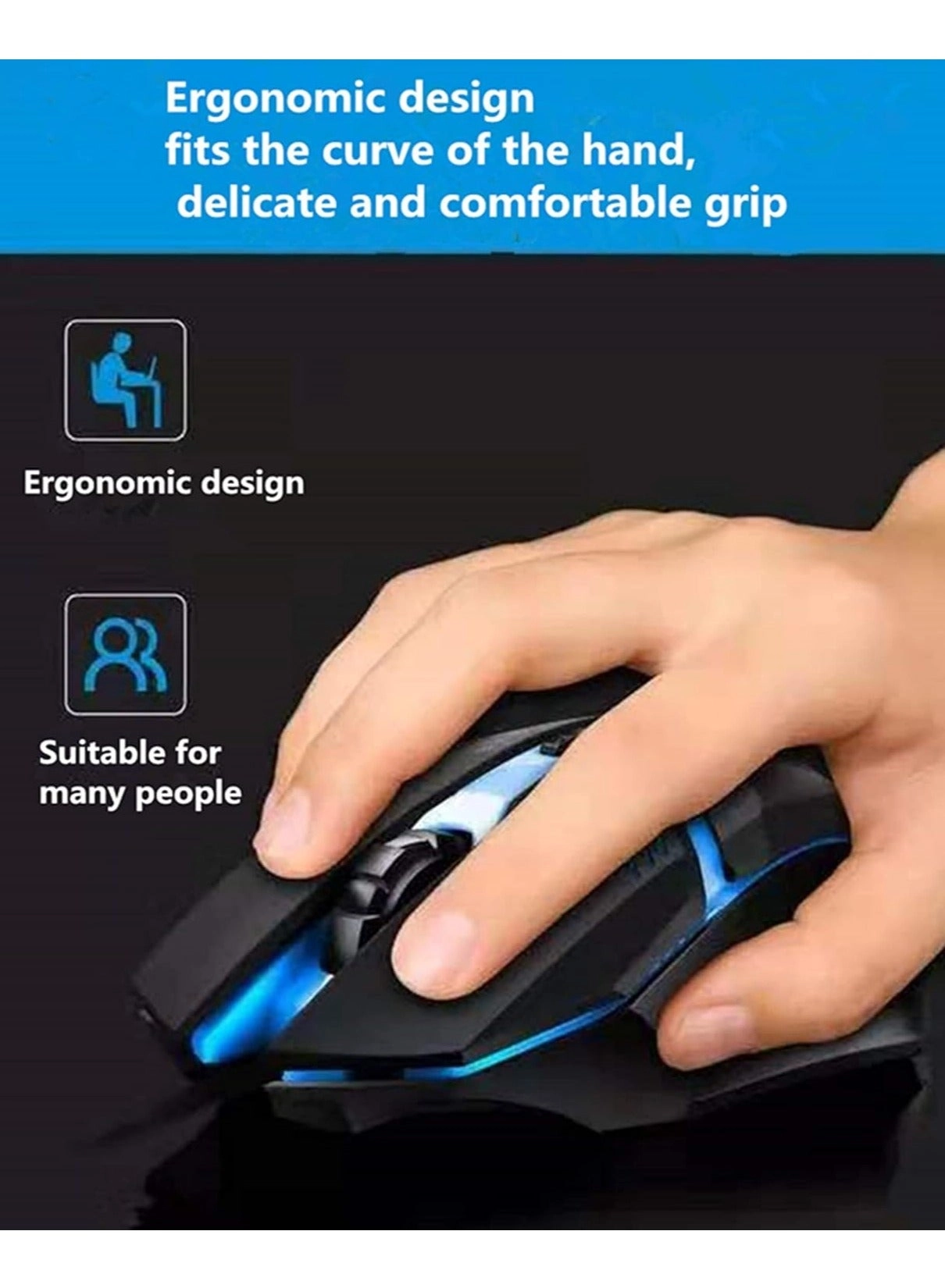 RGB Wired Gaming Mouse - USB