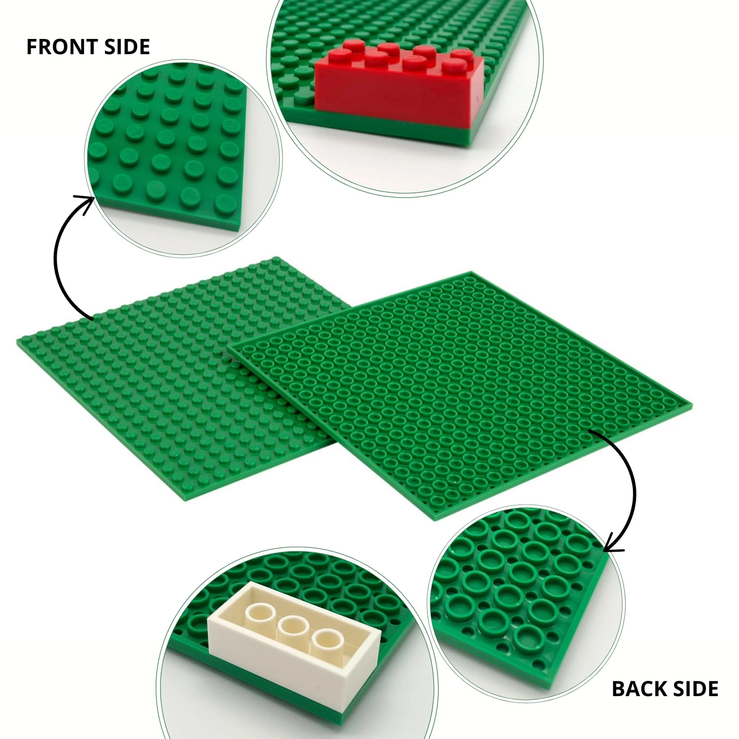 Classic Baseplate - 4 pcs