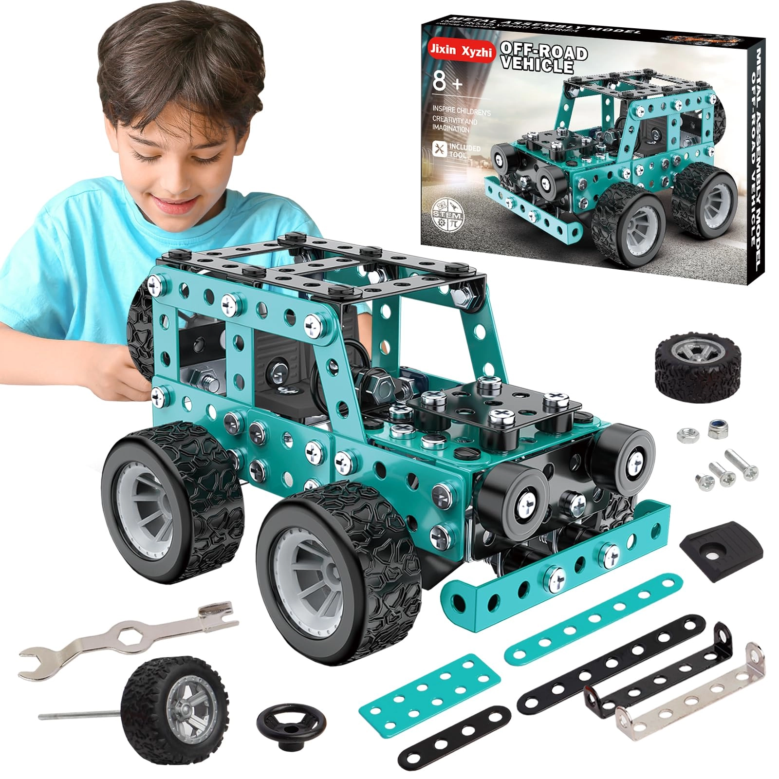 Jixin Xyzhi Off-Road Model Kit - 2-in-1 194 pcs