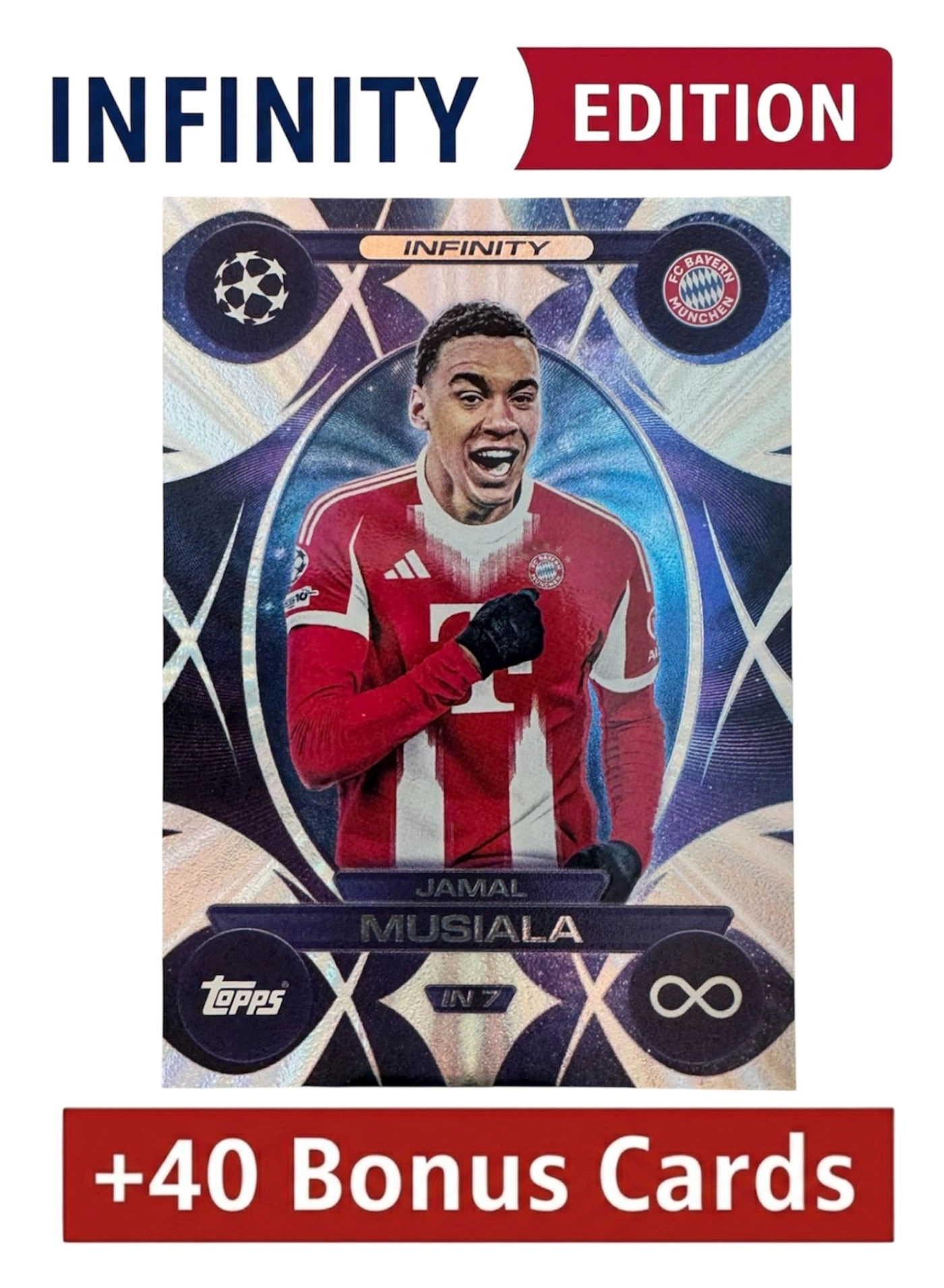Topps Infinity Musiala + Match Attax Bonus Cards - 41pcs