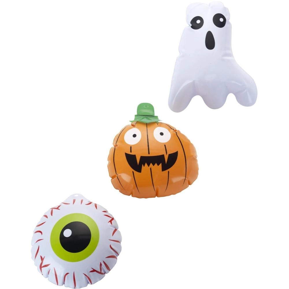 Smiffys Ghost + Pumpkin + Eyeball - 3 Halloween