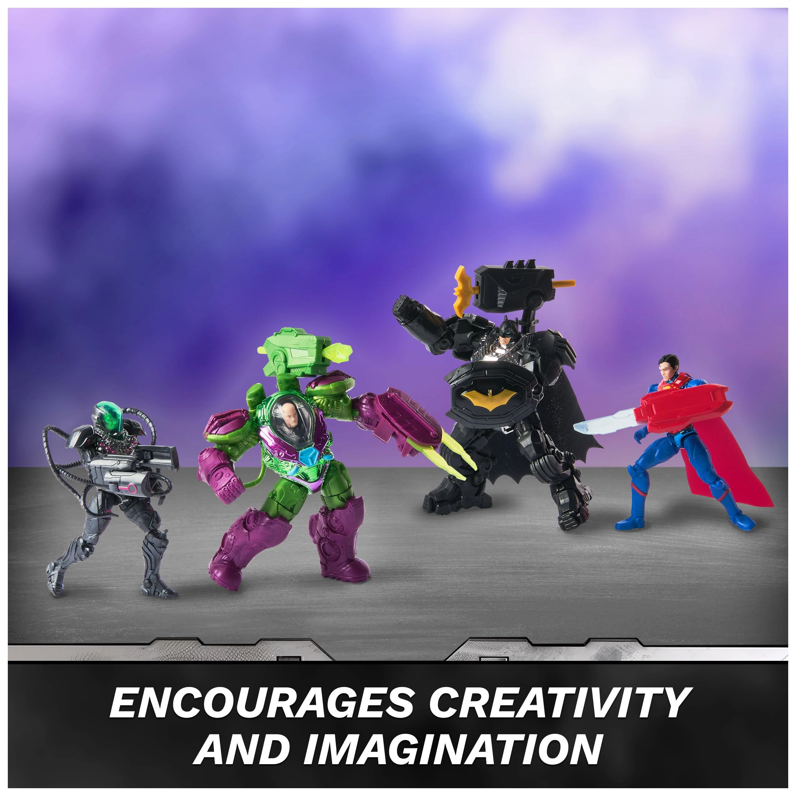 Brainiac + Lex Luthor + Batman + Superman - Metal Force