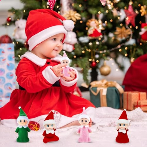 Christmas Elf Doll - Mini Pink