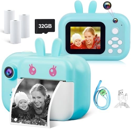 MINIBEAR 40MP Kids Instant Camera