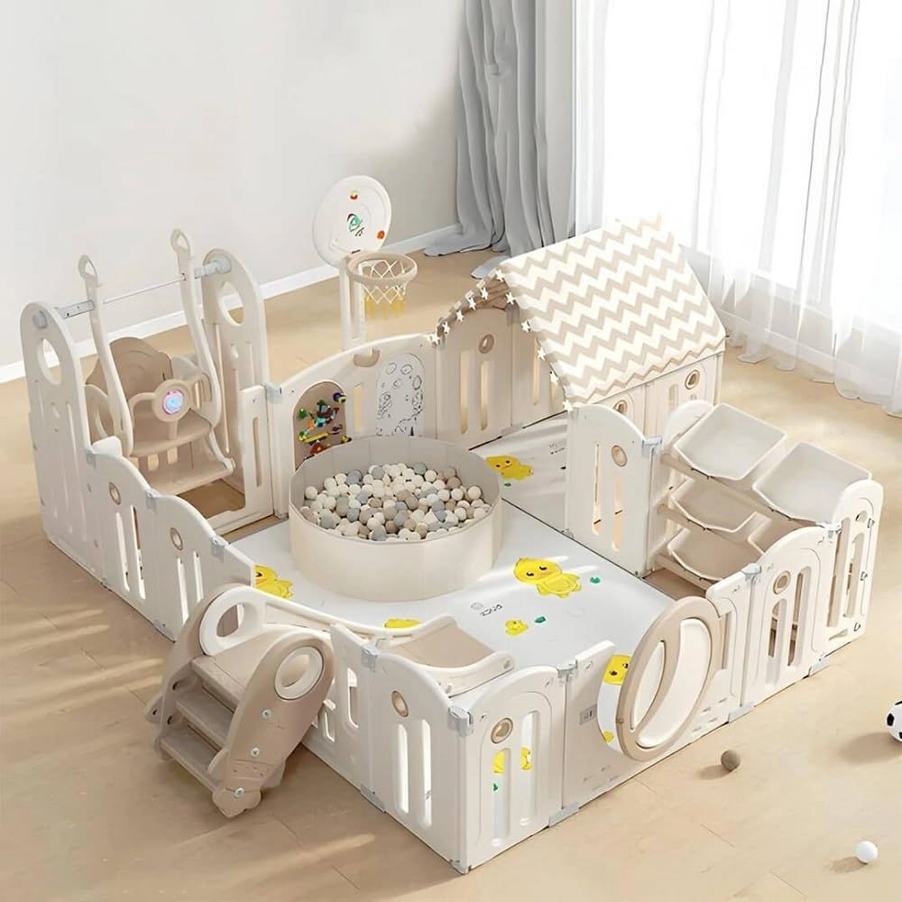 All-in-1 Luxury Playpen - 200 x 200 cm 2-6 Years