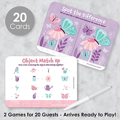 Beautiful Butterfly Activity Duo Games - English Kid 20 piece(s)