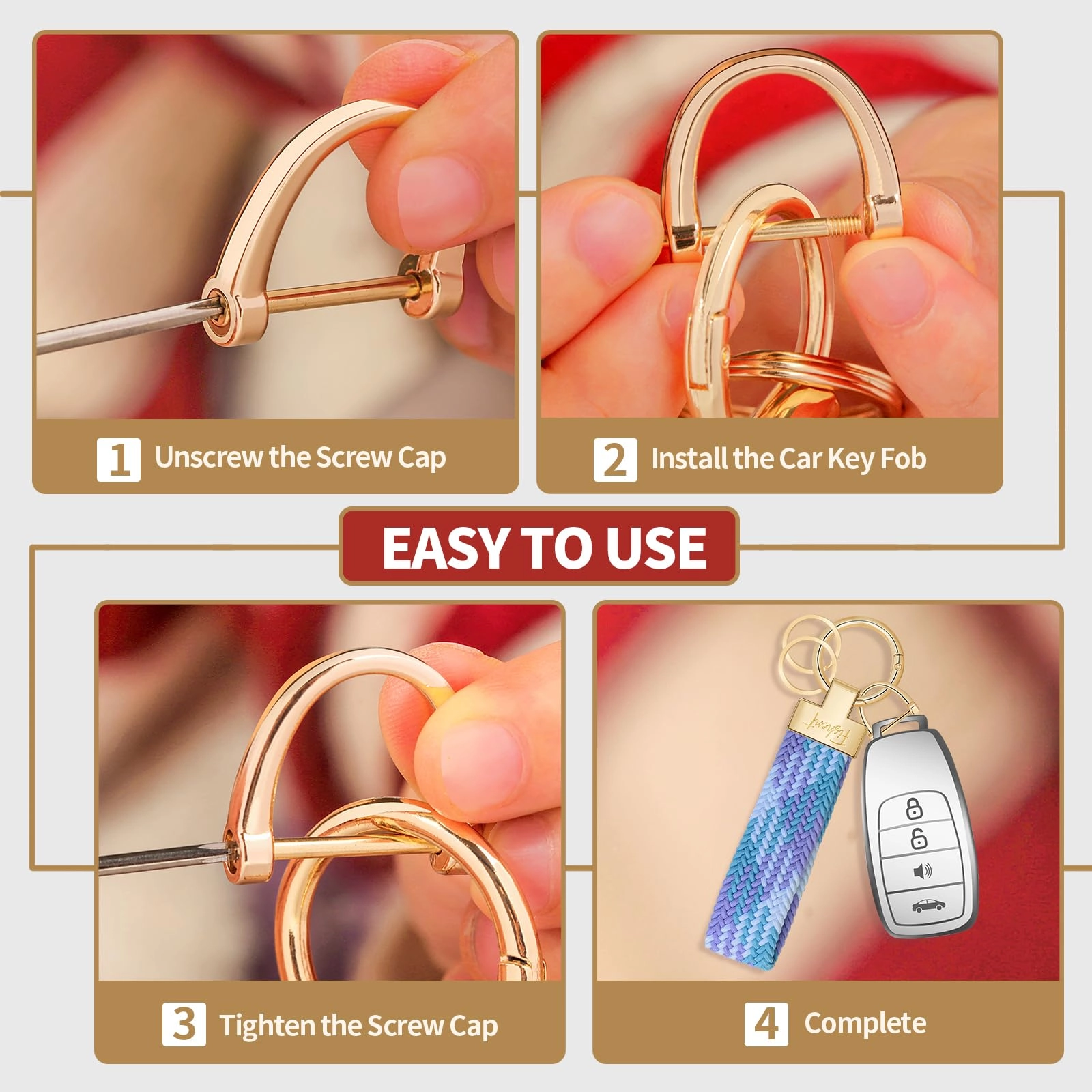 Stretchy Car Keychain - Fun