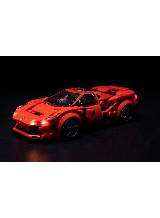Brick Loot Deluxe Led Lighting Light Kit - Lego Speed Champions Ferrari F8 Tributo Set 76895