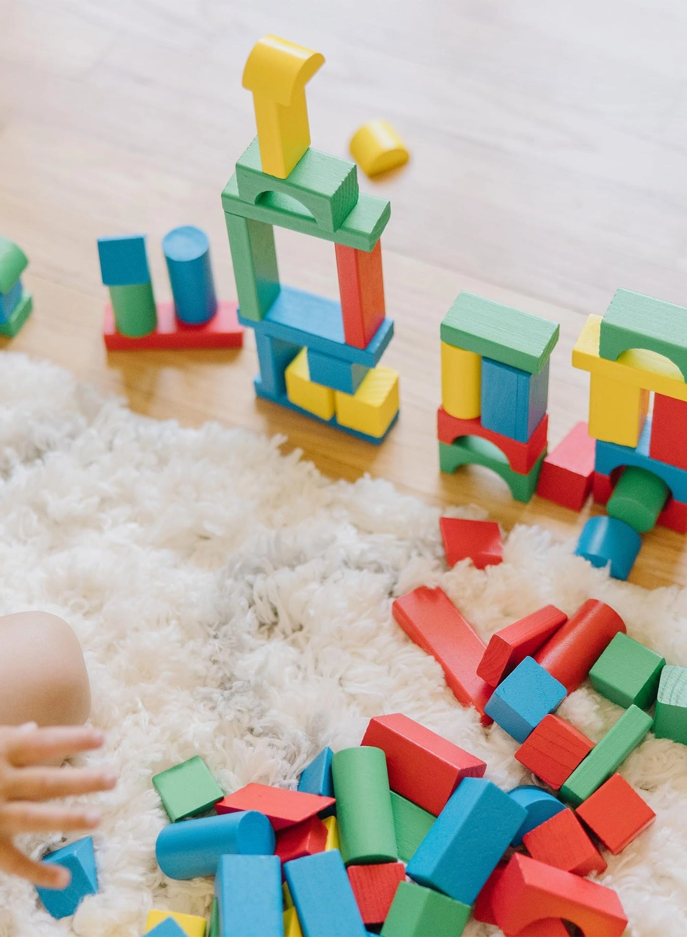 Wood Blocks Set - 1+ Years 100 pieces