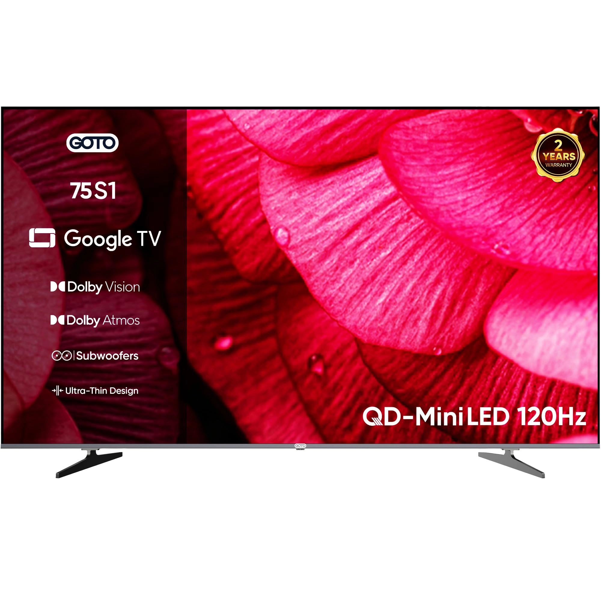 GOTO Software G75GQMU1SD120 - 75 Inches