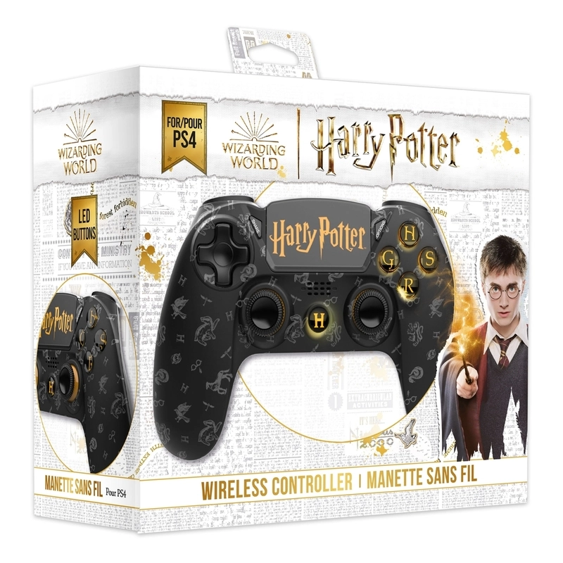 PS4 Wireless Controller (PS4) Harry Potter, Black