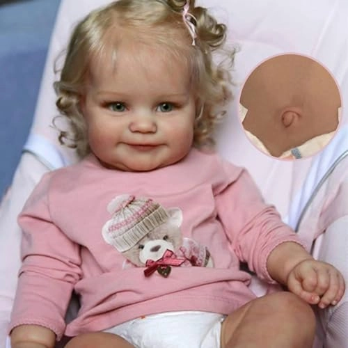 Reborn Baby Doll - 19 Inch Vinyl Cloth Body Ages 3+