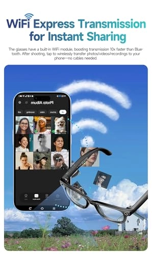 AI Smart Glasses - Real Time Translation Voice Assistant