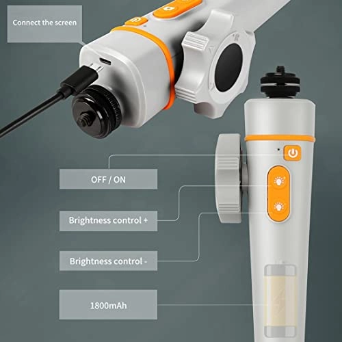 Articulating Borescope - 8.5mm 1080P 4.3" IPS