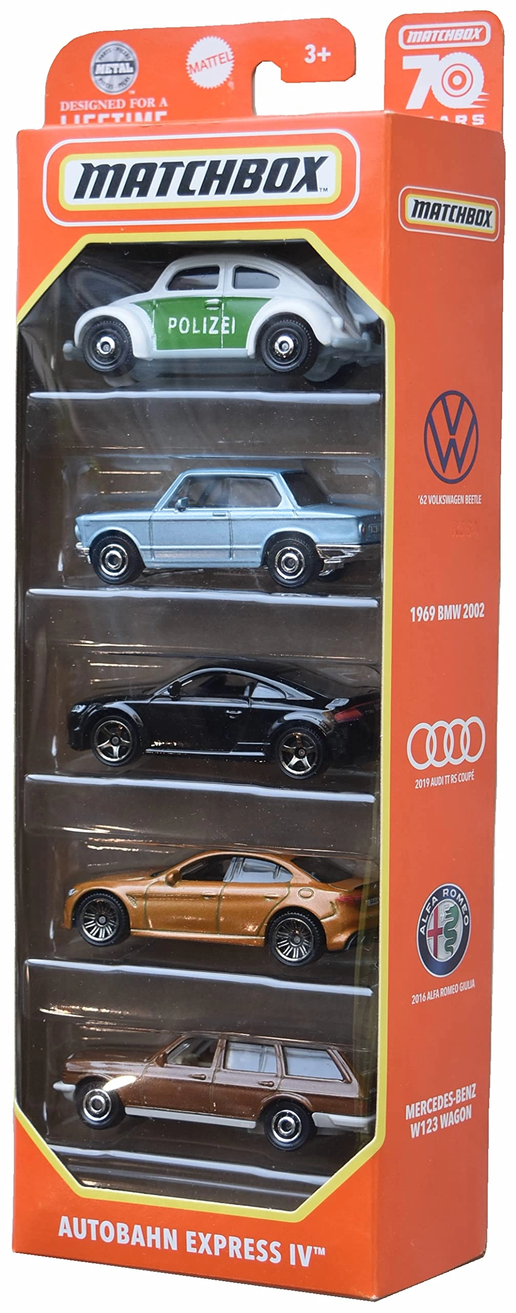 Matchbox Autobanh Express IV - 5 Pack