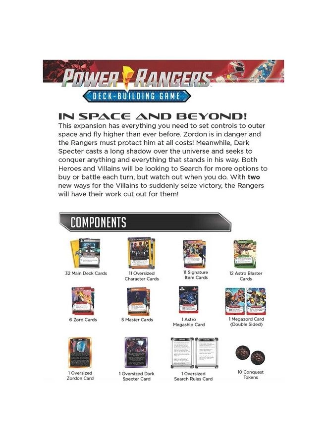 Power Rangers Deck-Building Game: Flying Higher Expansion