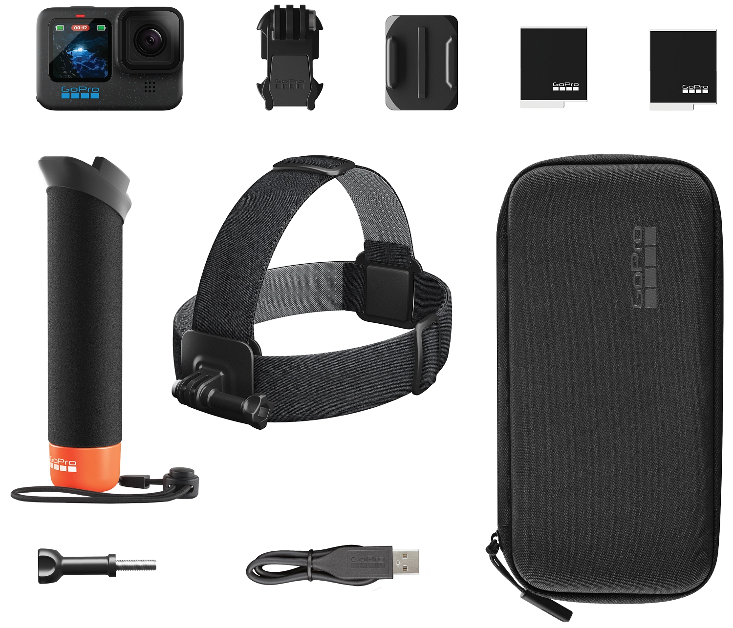 GoPro HERO12 Black 5.3K60 Accessories Bundle