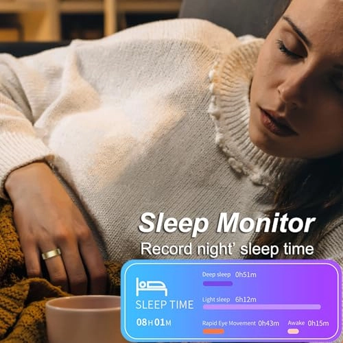 Smart Ring - Heart Rate Monitor IP68 Waterproof