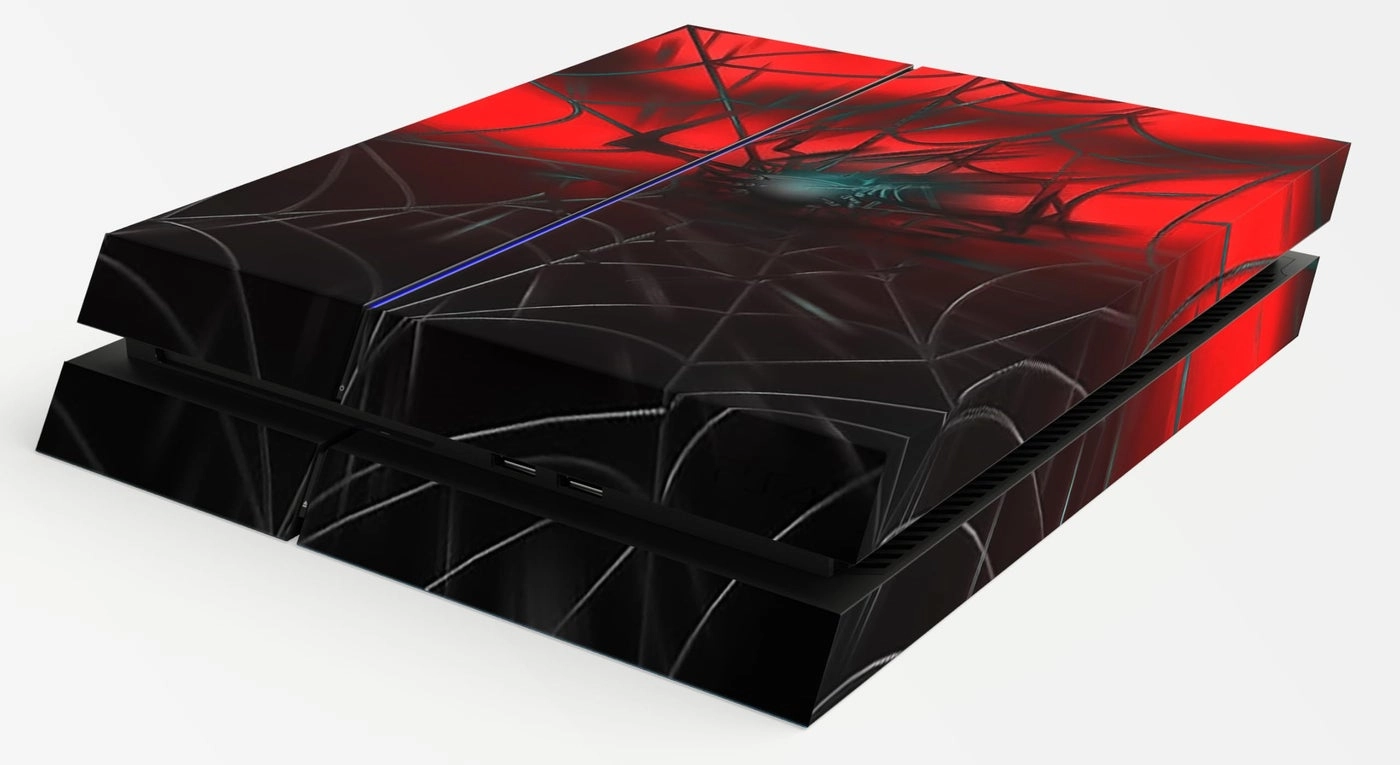 PS4 Spider Skin Decal - Vinal Sticker + Controller Skins - 2