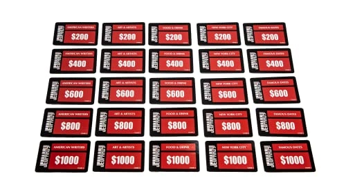 Jeopardy Card - English Ages 12 and up 216 cards