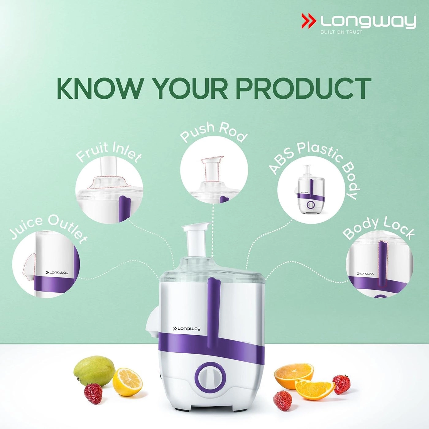 Juicy Juicer Mixer Grinder - 600 Watt