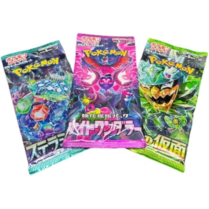 Nintendo Pokemon Booster Pack - Japanese 3pcs
