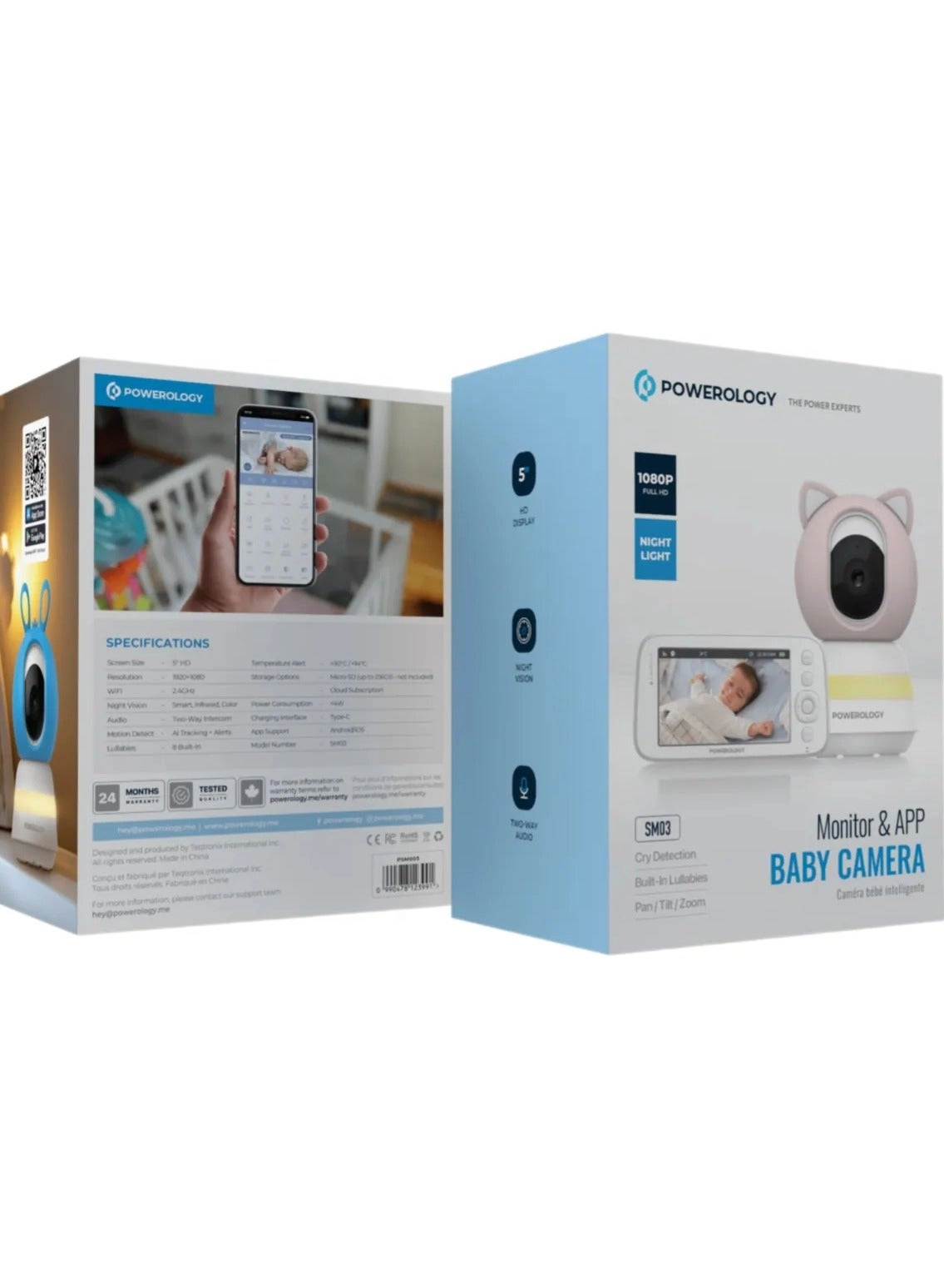 Baby Camera with Monitor and APP - 5 in