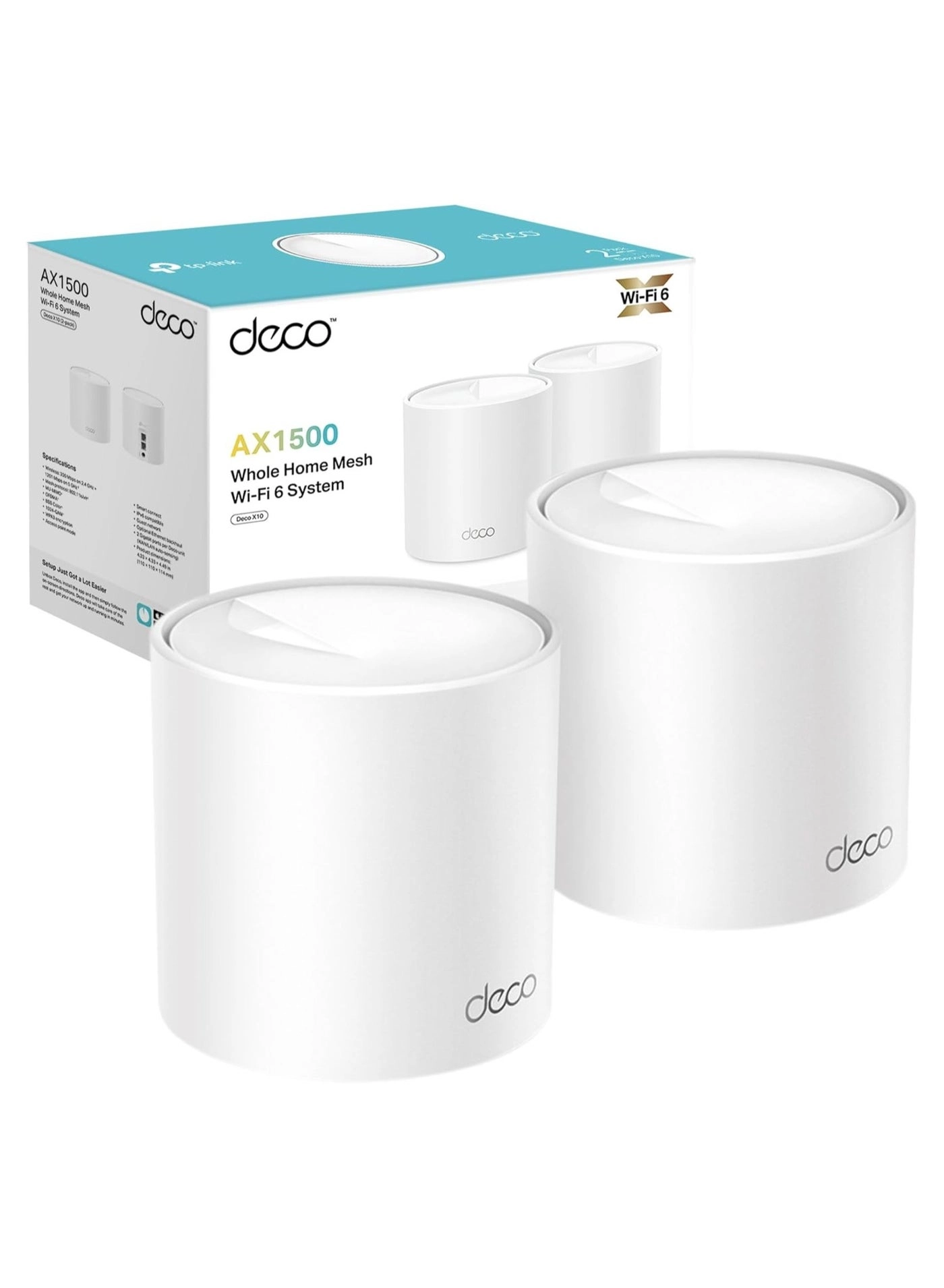 Deco X10 - WiFi 6 2-Pack