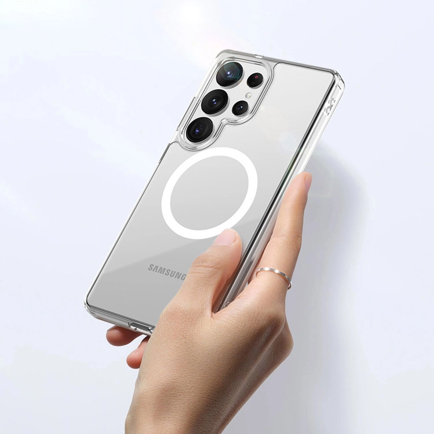 Zepho Clear Case with MagSafe for Samsung Galaxy S25 Ultra